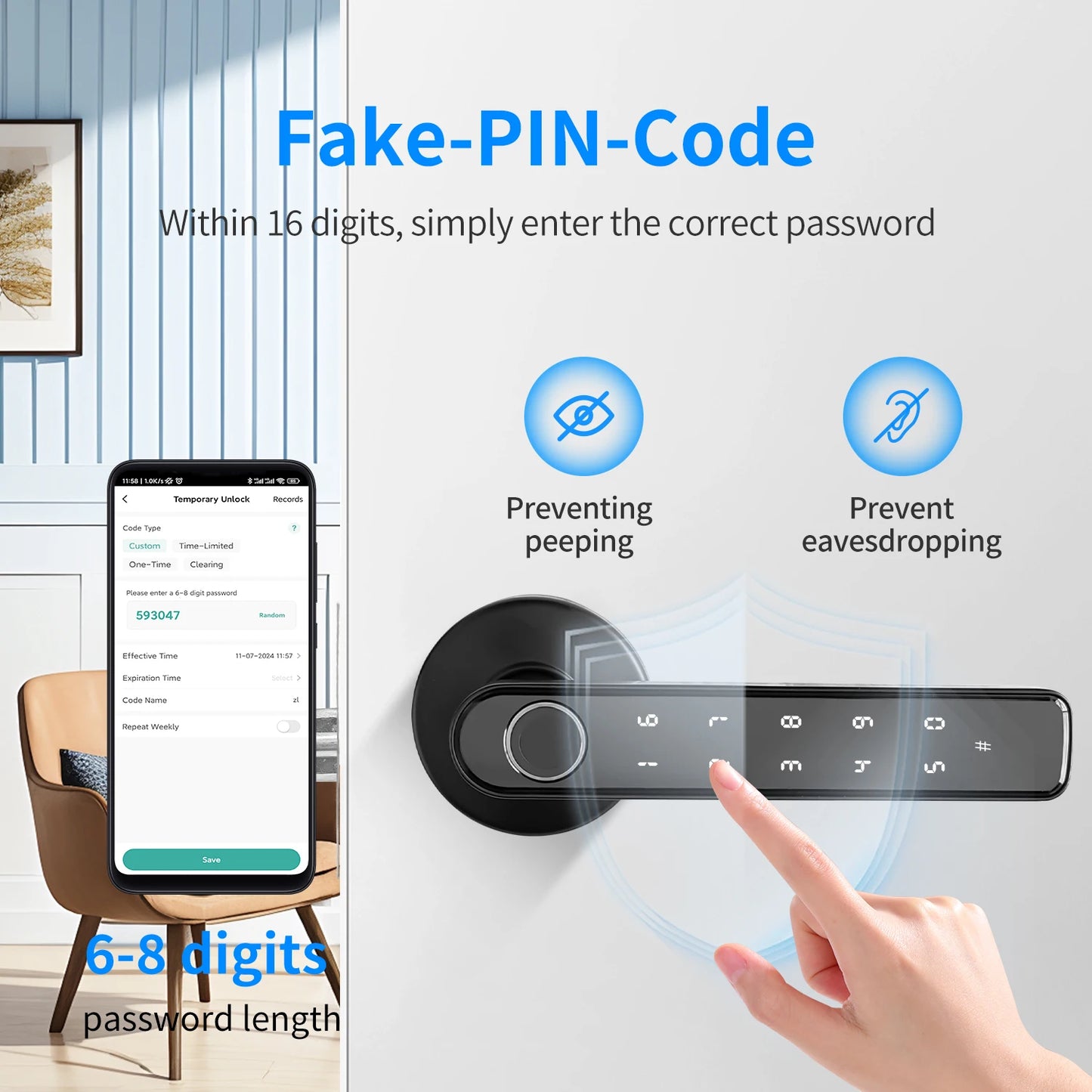 Smart Door Lock Fingerprint Recognition