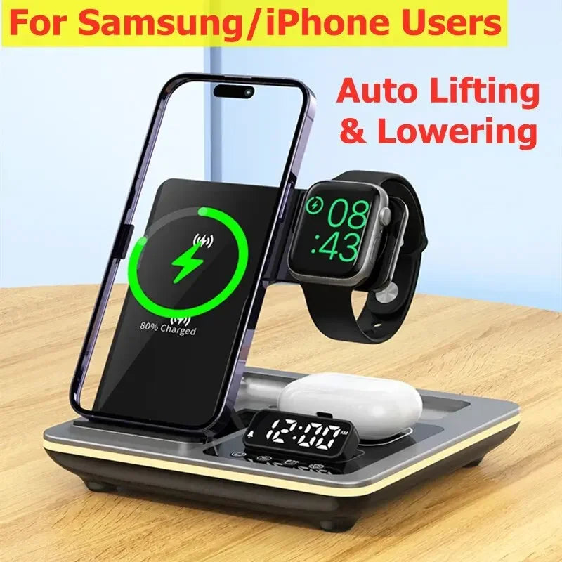 Auto 5 In 1 Wireless Charger