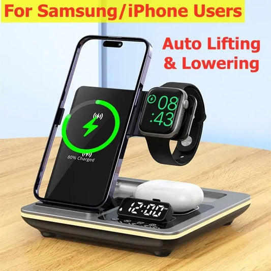 Auto 5 In 1 Wireless Charger